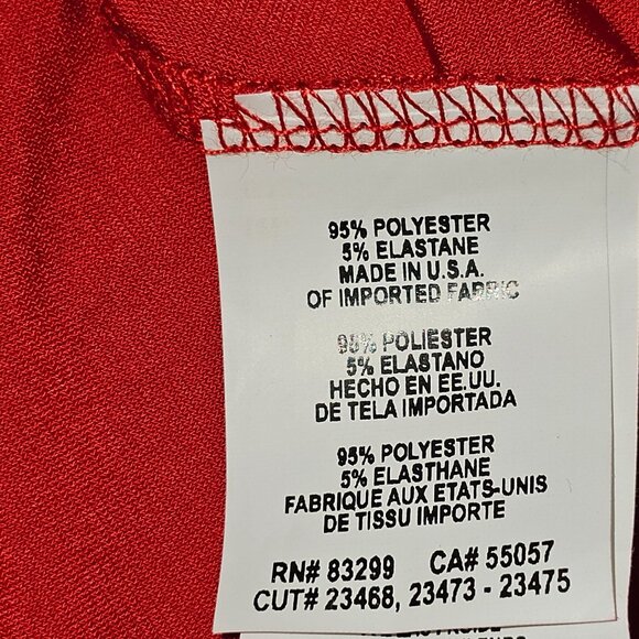 Bebe Red Sleeveless A-Line Maxi Dress Side Slit Womens Plus Size 2X - Picture 5 of 5